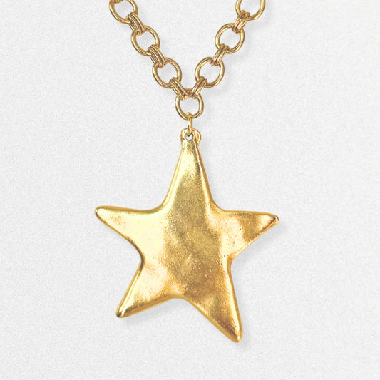 Gold Star Necklace