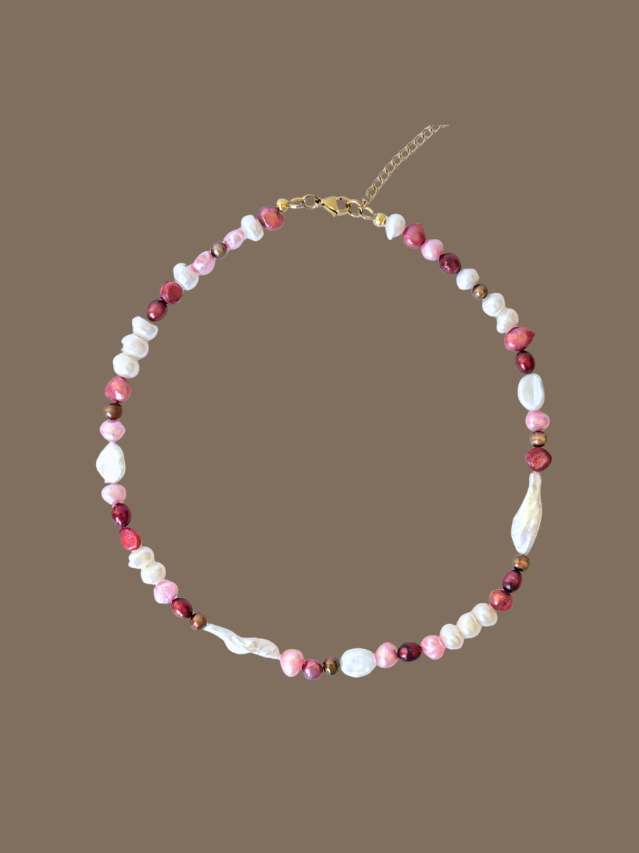 "pink is a neutral" necklace