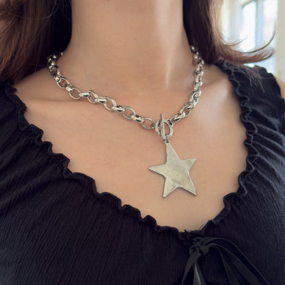 Silver Star Necklace