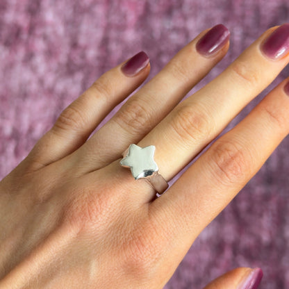 chunky star ring