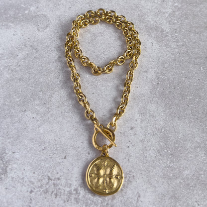 Antique Butterfly Necklace