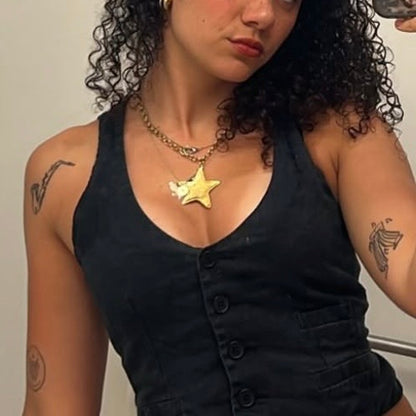 Gold Star Necklace
