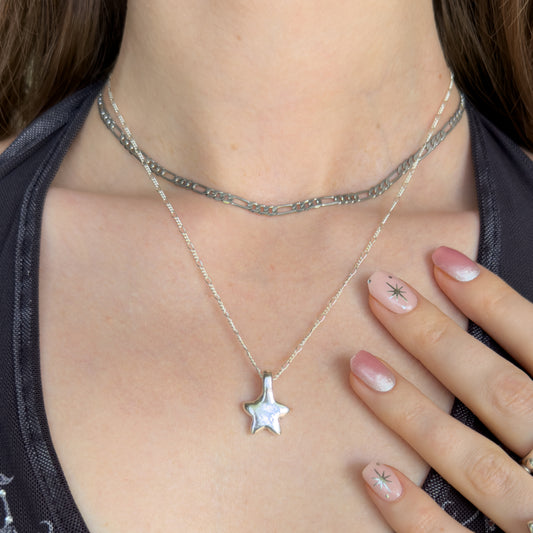 chunky star necklace