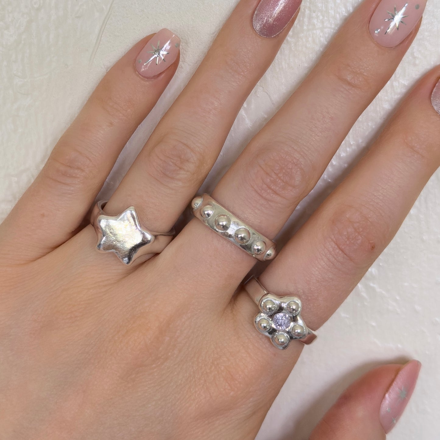 chunky star ring