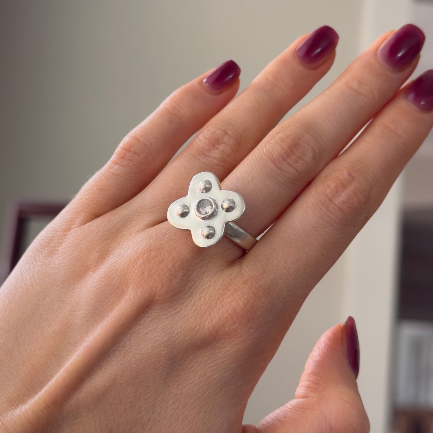 lucky clover ring