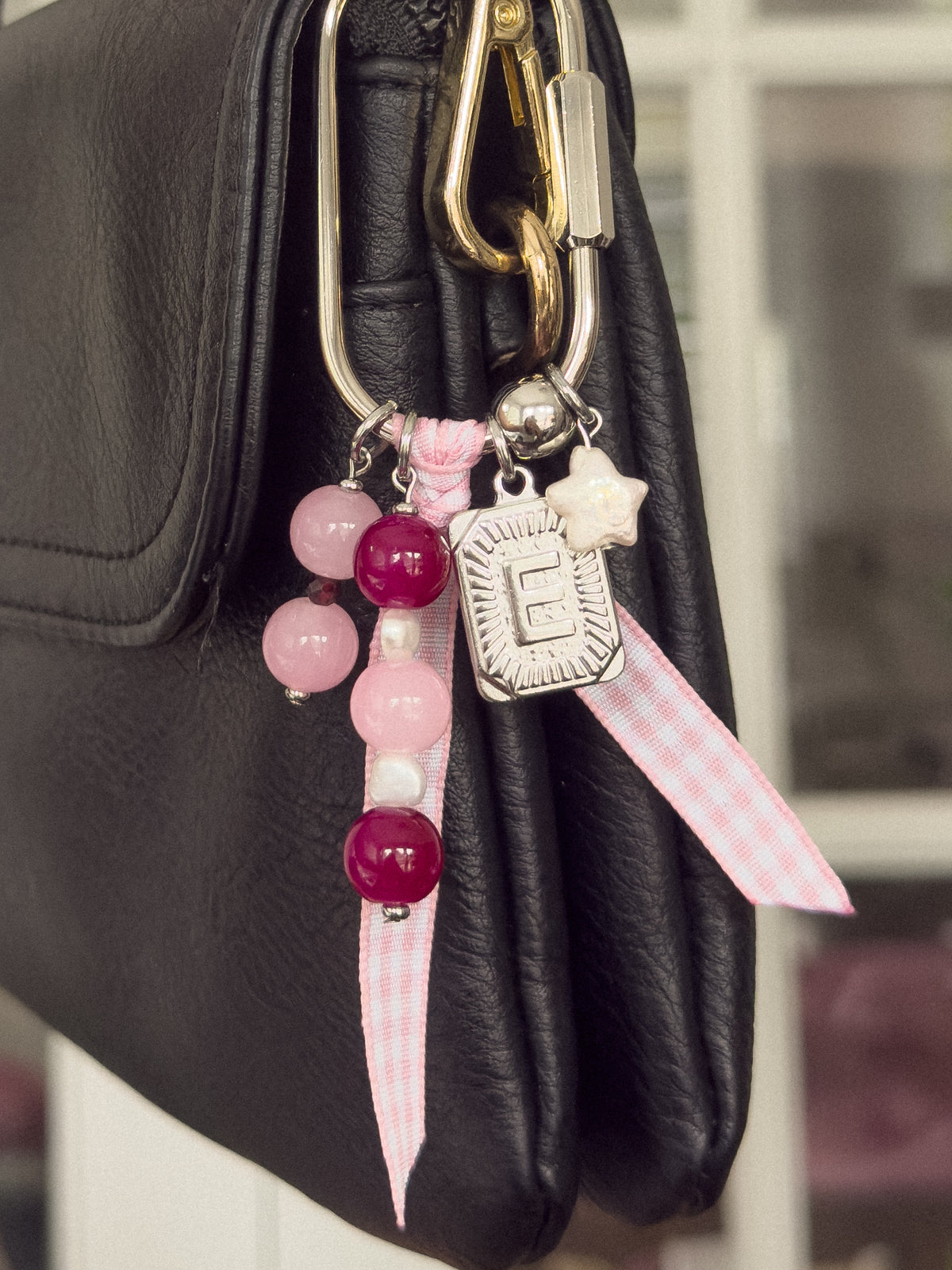pink bag charm