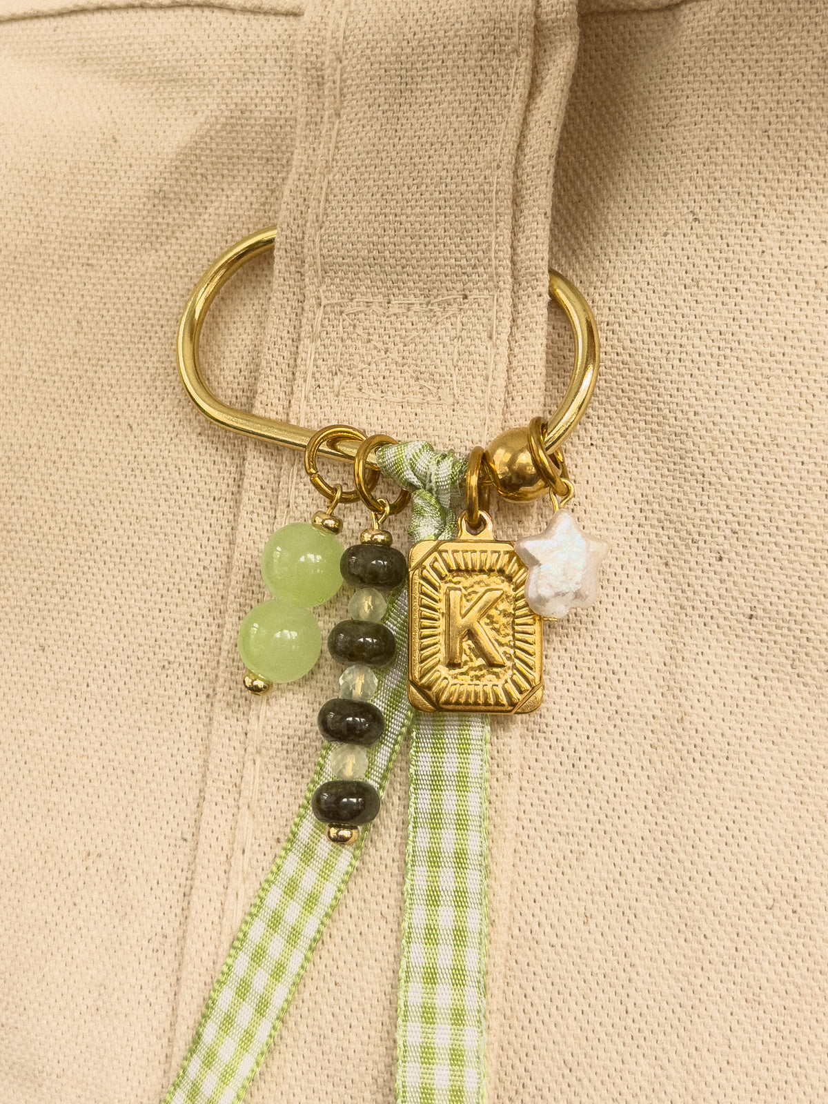 green bag charm