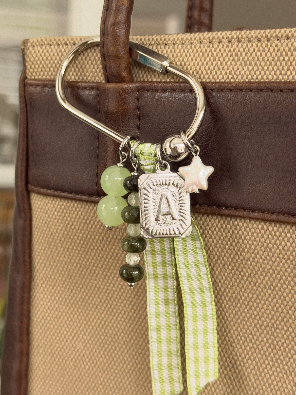 green bag charm