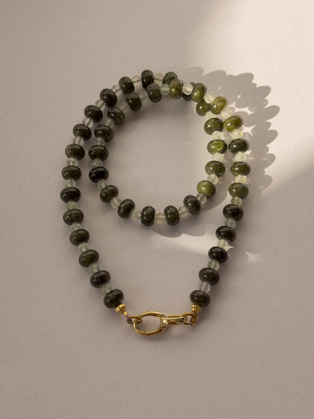 forest beaded necklace