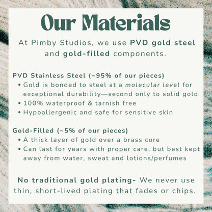 Mixed Metal Charm Necklace – Two Tone Fish Charm, Gold Crystal Accent & Mother of Pearl Charm