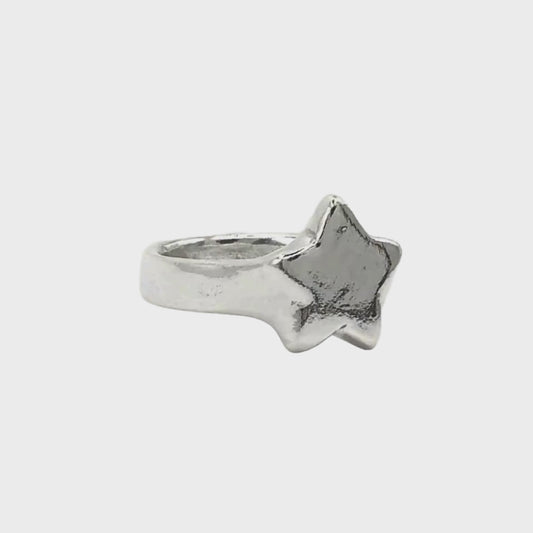 chunky star ring